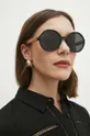czarny Okulary przeciwsłoneczne damskie z polaryzacją kolor czarny Damski