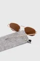 Okulary przeciwsłoneczne damskie z polaryzacją kolor brązowy Oprawki: 90 % Metal, 10 % Poliwęglan, Szkła: 100 % Triacetat