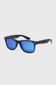 czarny Okulary przeciwsłoneczne męskie z powłoką Revo kolor czarny Męski