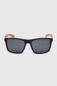 Okulary przeciwsłoneczne męskie z polaryzacją kolor czarny czarny