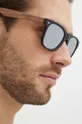 Okulary przeciwsłoneczne męskie z powłoką Revo i polaryzacją kolor czarny Męski