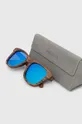 Okulary przeciwsłoneczne męskie z powłoką Revo i polaryzacją kolor multicolor Oprawki: 100 % Drewno, Szkła: 100 % Triacetat