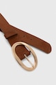 Doplnky Opasok dámsky hnedá farba RS24.PAD100 hnedá