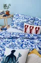 голубой Хлопковый постельный комплект Medicine Unisex