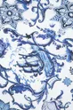 Komplet pościeli bawełnianej wzorzystej 200 x 200 cm kolor niebieski 100 % Bawełna