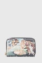 Portfel damski ze skóry ekologicznej z kolekcji Eviva L'arte kolor multicolor wzorzyste multicolor RS24.PFD254