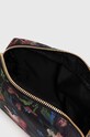 Kosmetyczka travel damska wzorzysta kolor czarny RS24.PFD701