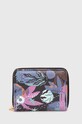 Portfel damski ze skóry ekologicznej wzorzysty kolor multicolor wzorzyste multicolor RS24.PFDB02