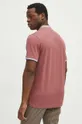 Polo bawełniane męskie z domieszką elastanu kolor różowy 98 % Bawełna, 2 % Elastan