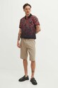 Polo bawełniane męskie z domieszką elastanu wzorzyste kolor multicolor RS24.POMB10 multicolor RS24