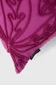 ružová Dekoratívna obliečka na vankúš s ozdobnou aplikáciou 45 x 45 cm ružová farba