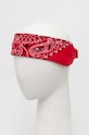 Bandana bawełniana wzorzysta kolor czerwony RS24.SAD061 czerwony RS24