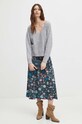Spódnica damska maxi wzorzysta kolor granatowy RS24.SDD011 granatowy RS24