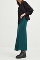 Sukňa dámska maxi zelená farba RS24.SDD201 zelená RS24