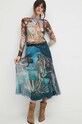 Spódnica damska maxi z kolekcji Eviva L'arte kolor multicolor RS24.SDD253 multicolor RS24