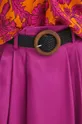 Spódnica damska maxi gładka kolor różowy Damski