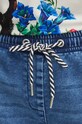 Jeansy damskie jogger z efektem sprania kolor niebieski niebieski RS24.SJD300