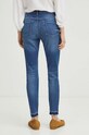 Odzież Jeansy damskie skinny z efektem sprania kolor niebieski RS24.SJD500 niebieski