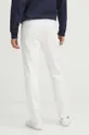 Jeansy męskie straight gładkie kolor biały Materiał główny: 99 % Bawełna, 1 % Elastan, Podszewka: 100 % Bawełna, Materiał dodatkowy: 100 % Bawełna