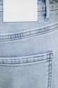 Jeansy męskie tapered z efektem sprania kolor niebieski niebieski RS24.SJM804