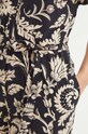 Kombinezon damski wzorzysty kolor czarny RS24.SKDA00 czarny