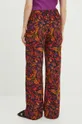 Spodnie damskie wide leg z wiskozy kolor multicolor 100 % Wiskoza
