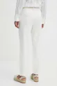 Spodnie damskie chino gładkie kolor biały Materiał główny: 98 % Bawełna, 2 % Elastan Materiał dodatkowy: 100 % Bawełna