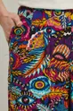 multicolor Spodnie damskie culottes wide leg wzorzyste kolor multicolor