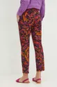 Spodnie dresowe bawełniane damskie wzorzyste kolor multicolor 95 % Bawełna, 5 % Elastan
