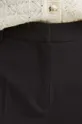 czarny Spodnie damskie wide leg kolor czarny