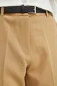 beżowy Spodnie damskie chino kolor beżowy
