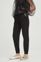 Spodnie damskie z kieszeniami cargo kolor czarny czarny