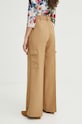 Odzież Spodnie damskie z paskiem wide leg kolor beżowy RS24.SPD302 beżowy