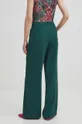 Nohavice dámske zelená farba Hlavný materiál: 100 % Lyocell Podšívka vrecka: 100 % Polyester