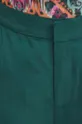 zelená Kalhoty dámské zelená barva