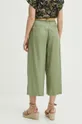 Spodnie damskie culottes gładkie kolor zielony Materiał główny: 100 % Lyocell, Materiał dodatkowy: 100 % Poliester