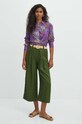 Nohavice dámske zelená farba RS24.SPD800 zelená RS24