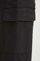 Nohavice pánske s vreckami cargo čierna farba RS24.SPM202 čierna