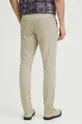 Spodnie męskie slim gładkie kolor beżowy Materiał główny: 98 % Bawełna, 2 % Elastan, Podszewka: 100 % Bawełna, Materiał dodatkowy: 100 % Bawełna