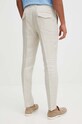 Oblečenie Ľanové nohavice pánske béžová farba RS24.SPM905 béžová
