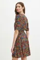 multicolor Sukienka damska mini rozkloszowana wzorzysta kolor multicolor