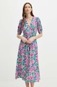 Sukienka damska maxi wzorzysta kolor multicolor RS24.SUD092 multicolor