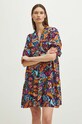 Sukienka damska mini oversize wzorzysta kolor multicolor RS24.SUD094 multicolor RS24