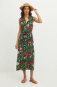 Sukienka midi z paskiem wzorzysta kolor multicolor RS24.SUD0B0 multicolor RS24