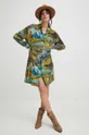 Sukienka midi z kolekcji Eviva L'arte kolor multicolor Damski
