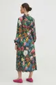 Šaty dámska maxi kvetovaná zelená farba <p>65 % Viskóza, 35 % Polyester</p>