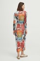 Sukienka damska maxi z kolekcji Jerzy Nowosielski x Medicine kolor multicolor multicolor RS24.SUD652