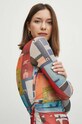 Sukienka damska maxi z kolekcji Jerzy Nowosielski x Medicine kolor multicolor RS24.SUD652
