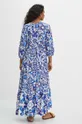 Sukienka damska maxi wzorzysta kolor beżowy 100 % Wiskoza