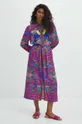Šaty midi z kolekcie Jane Tattersfield x Medicine viac farieb viacfarebná
